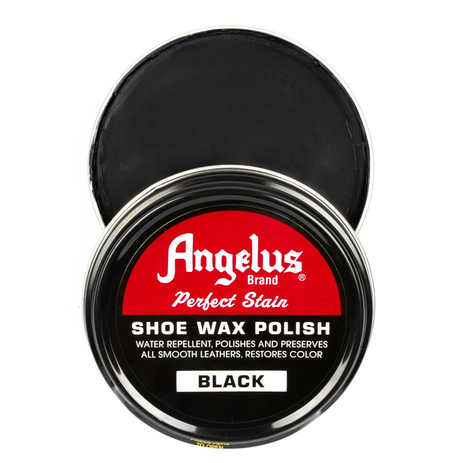 Angelus Shoe Boot Polish Shine Leather PASTE WAX Protector Waterproof 3 oz Can