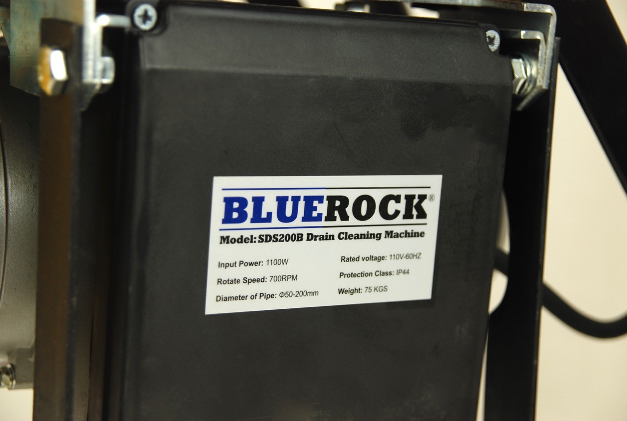 BLUEROCK ® SDS200B 2"-8" Sectional Drain Clean Machine Snake Kit