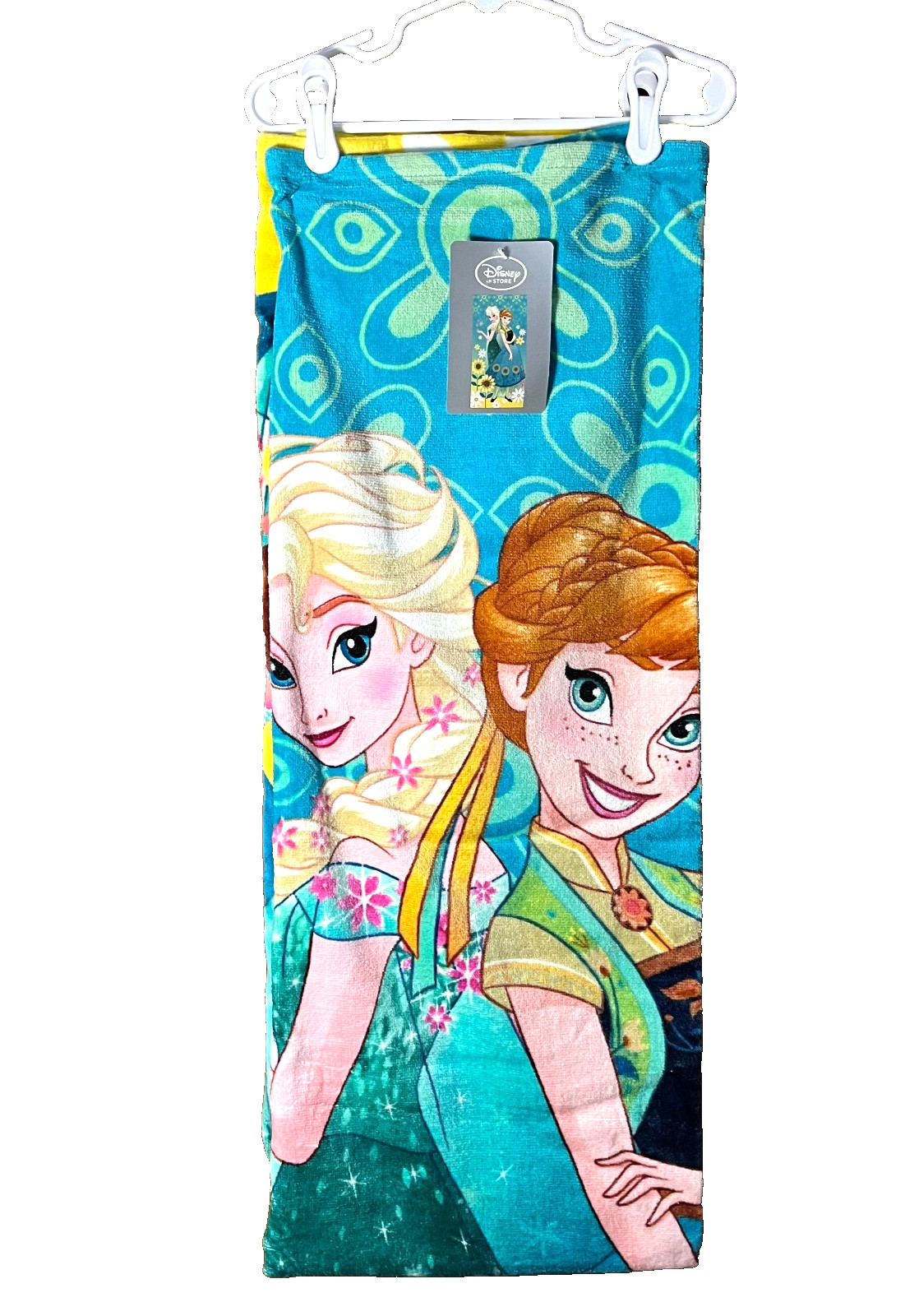 Disney Store Frozen Anna & Elsa Beach Pool Towel 30 in x 60 in New
