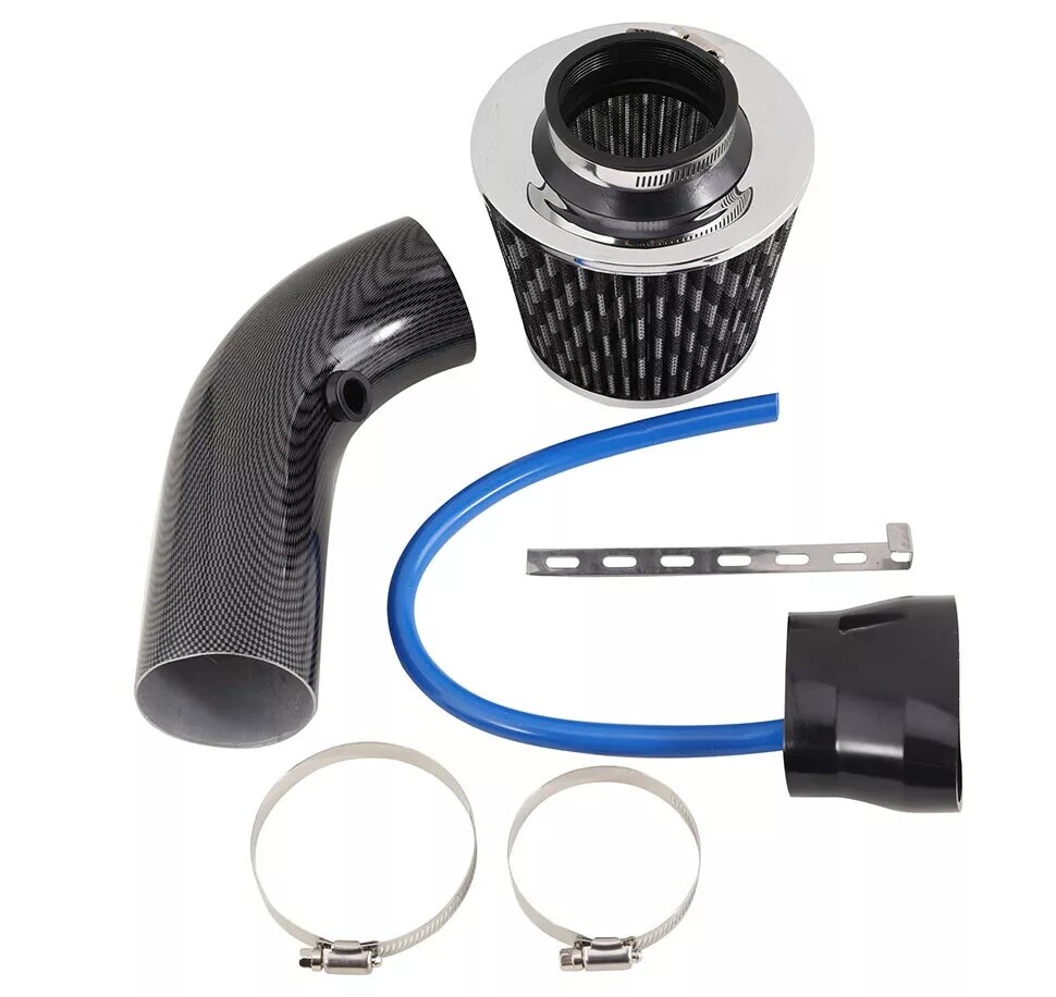 1set 3"Car Cold Air Intake Filter Induction Kit Pipe Power Flow Hose System 76mm
