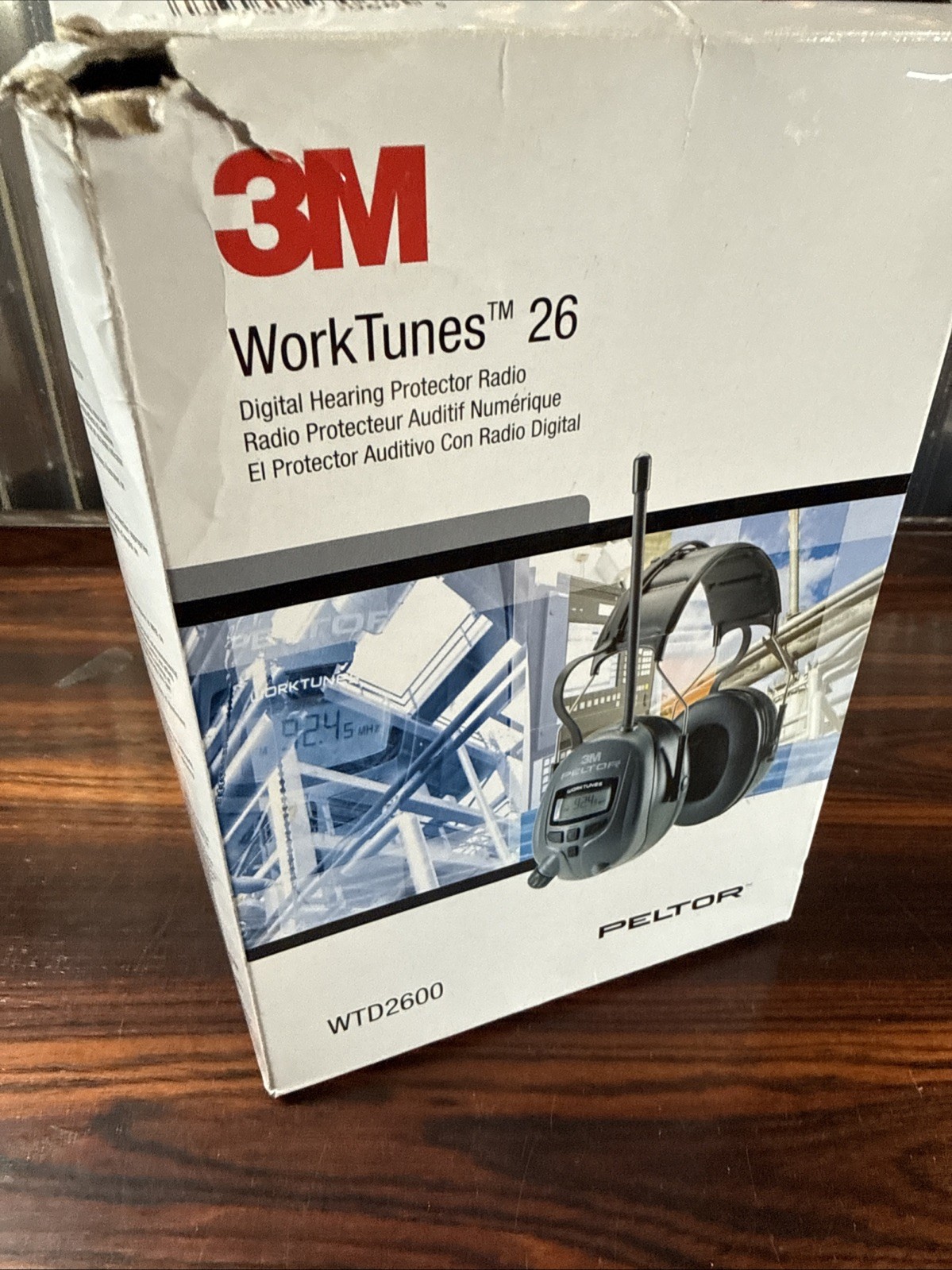 Peltor Digital WorkTunes 26 Headphones and Earmuffs WTD2600 NEW IN BOX! NIB