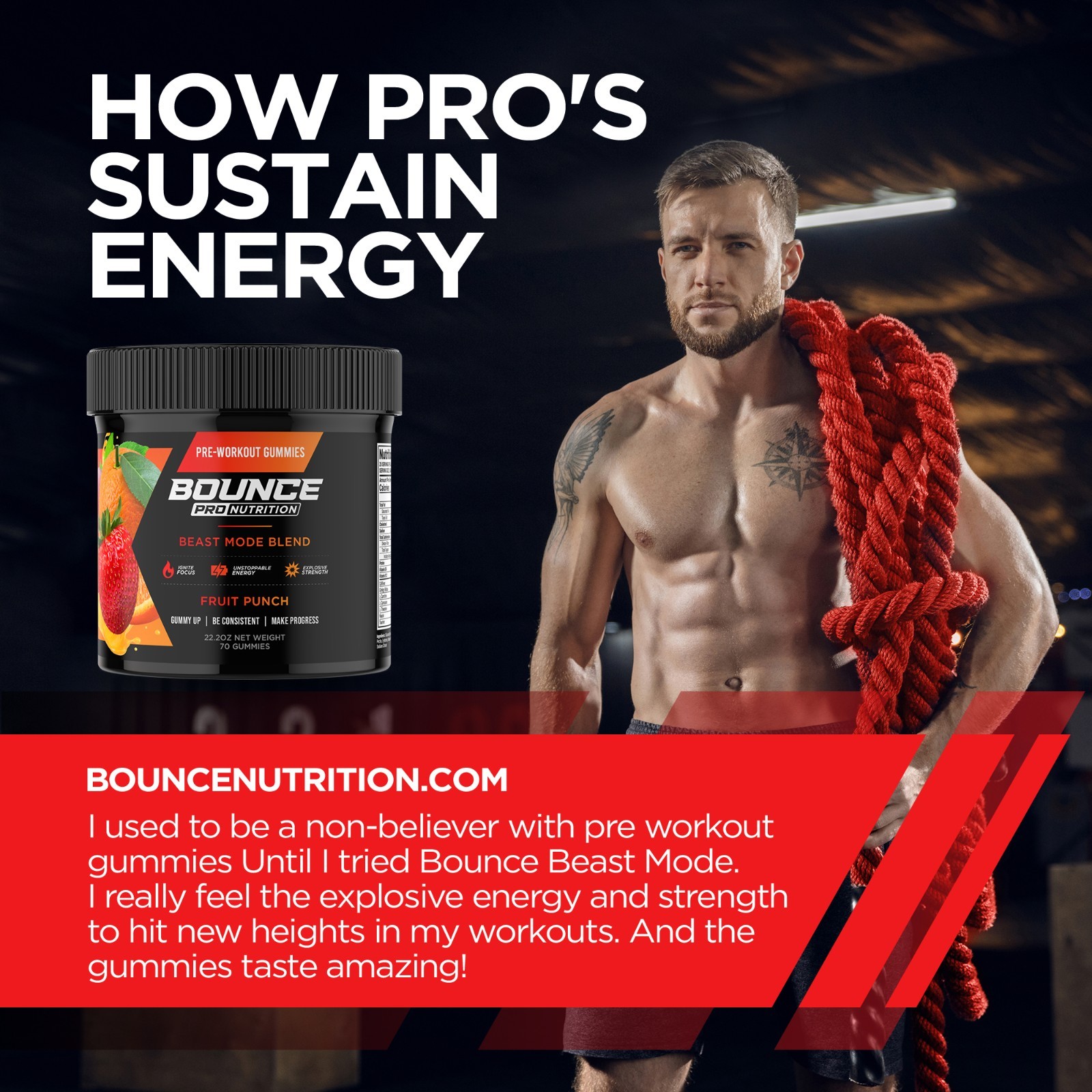 Pre-Workout Gummies - Beast Mode