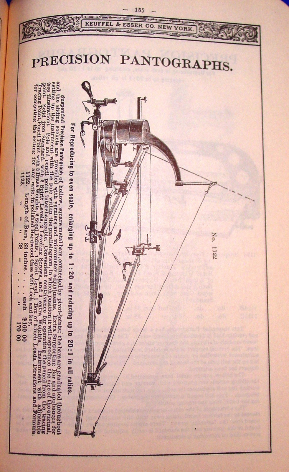 1909 Keuffel Esser Surveying & Drafting Insts. Catalog