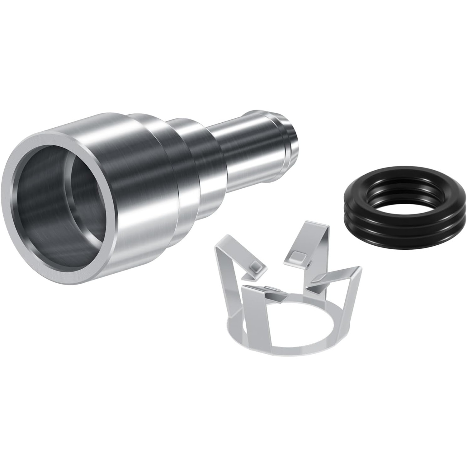 2PC Heater Core Coolant Hose Connector Fitting For Chevrolet Silverado 800-409HP