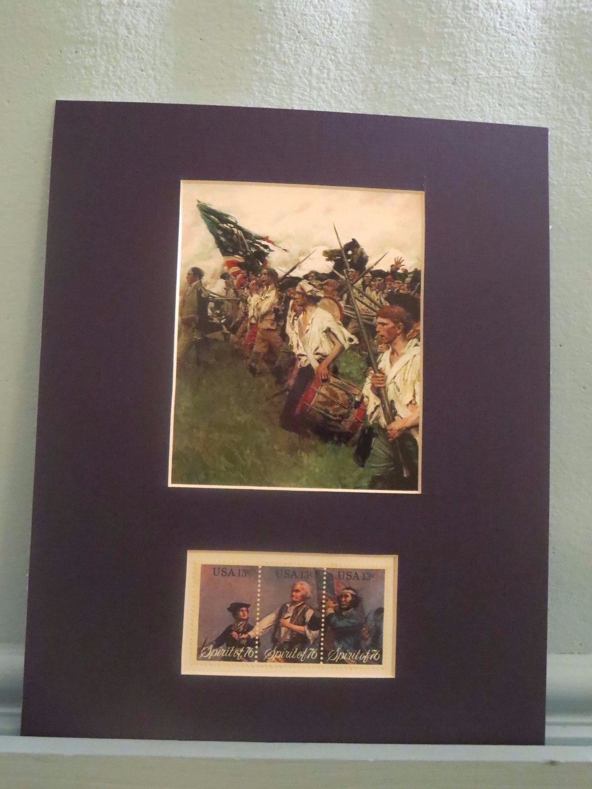 The Battle of Brandywine honored by "The Spirit of 1776" stamps