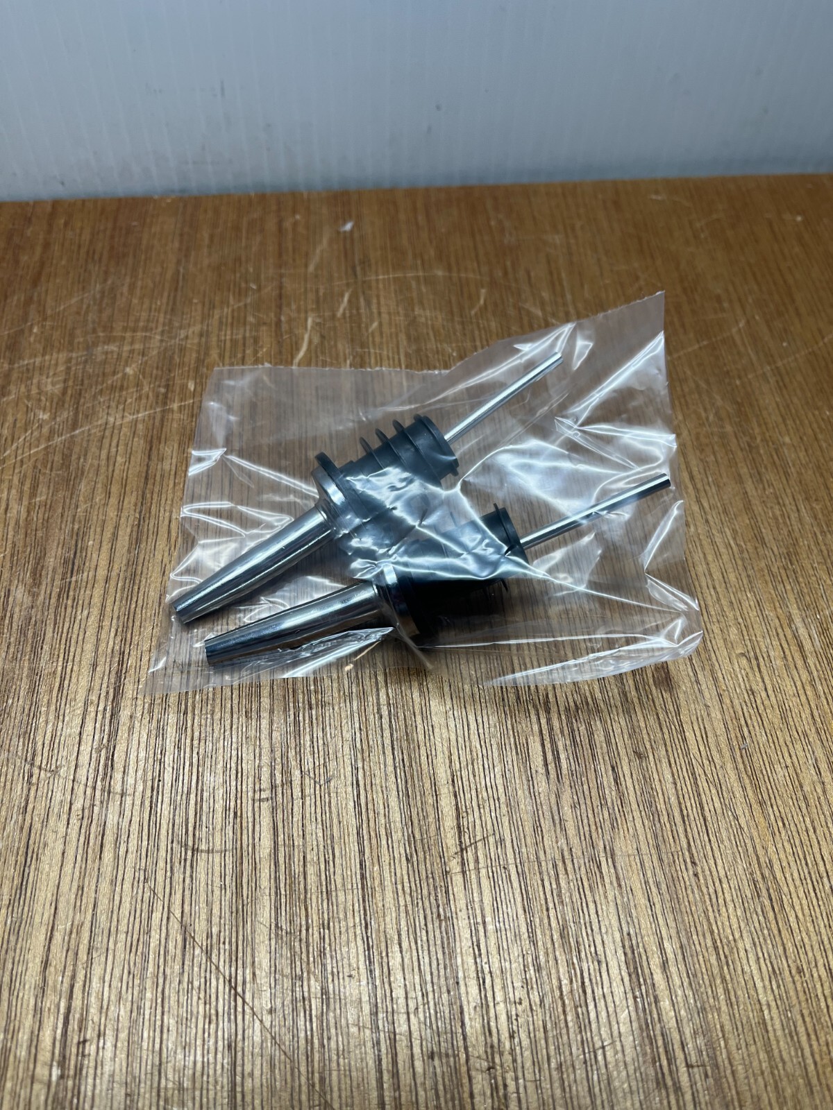 (Qty.2) Spill Stop 285 Tapered Speed Pourers - Medium Pour Chrome USA