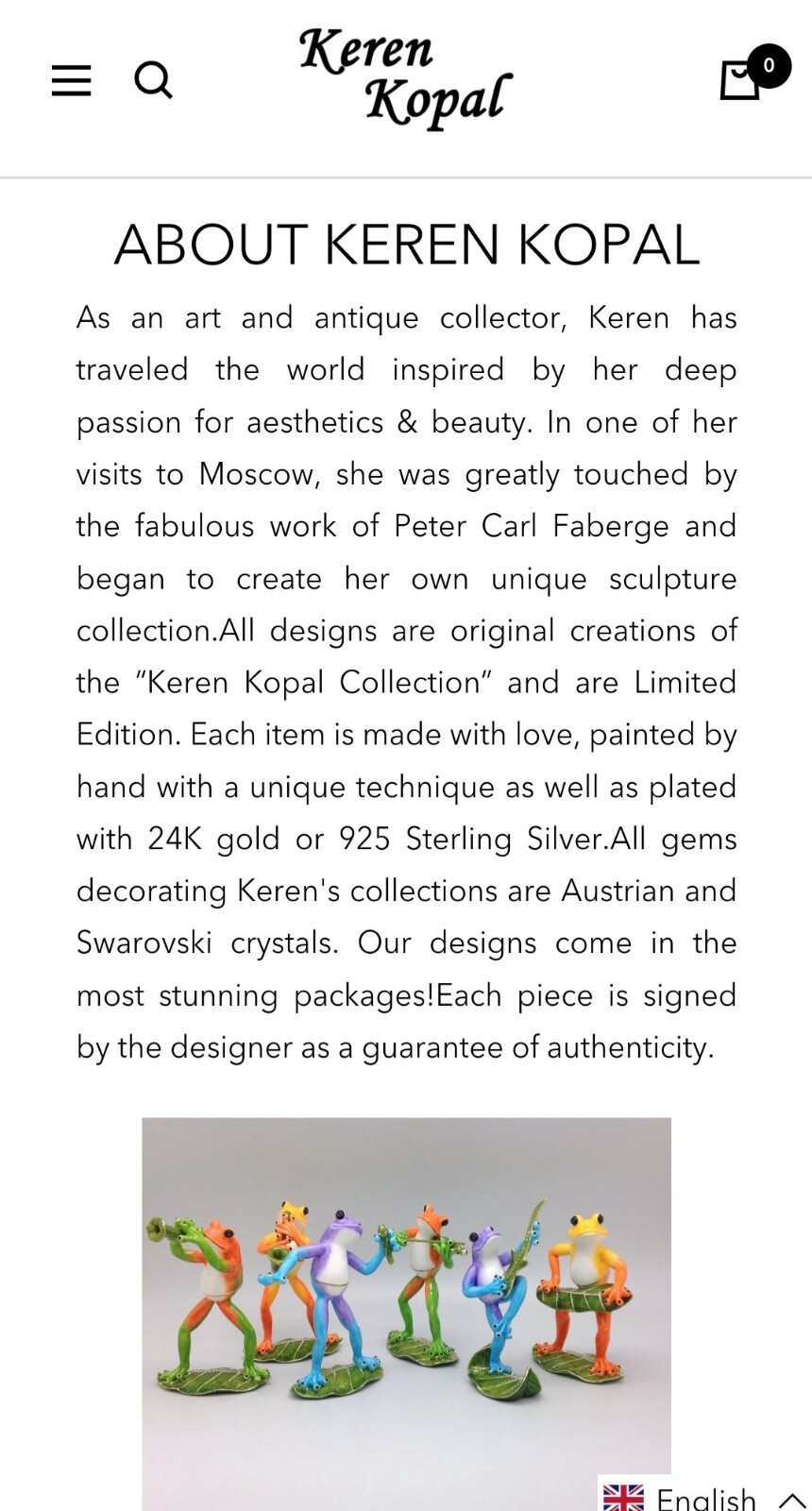 Keren Kopal Collectible Trinket Box 2016 Collection Guitar Playing Fro G3D