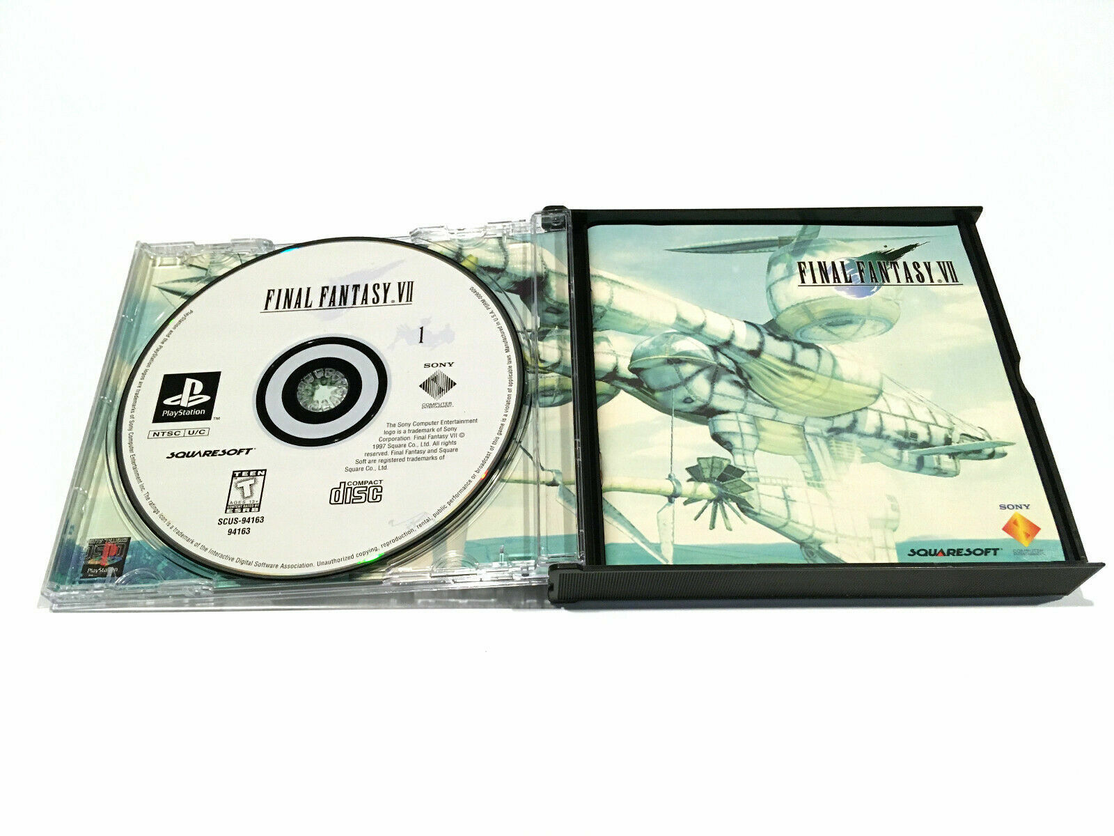 Sony PlayStation 1 PS1 PSOne Triple 3-Disc CD Video Game Replacement Case Holder