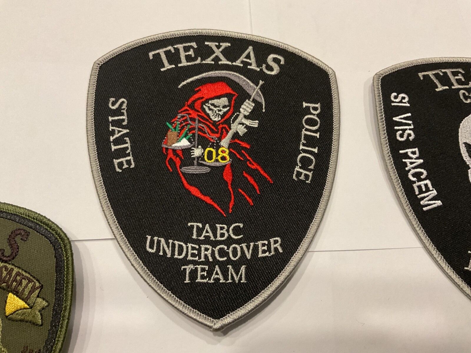 Texas State Police full size collectible patch set 5 new full size patches