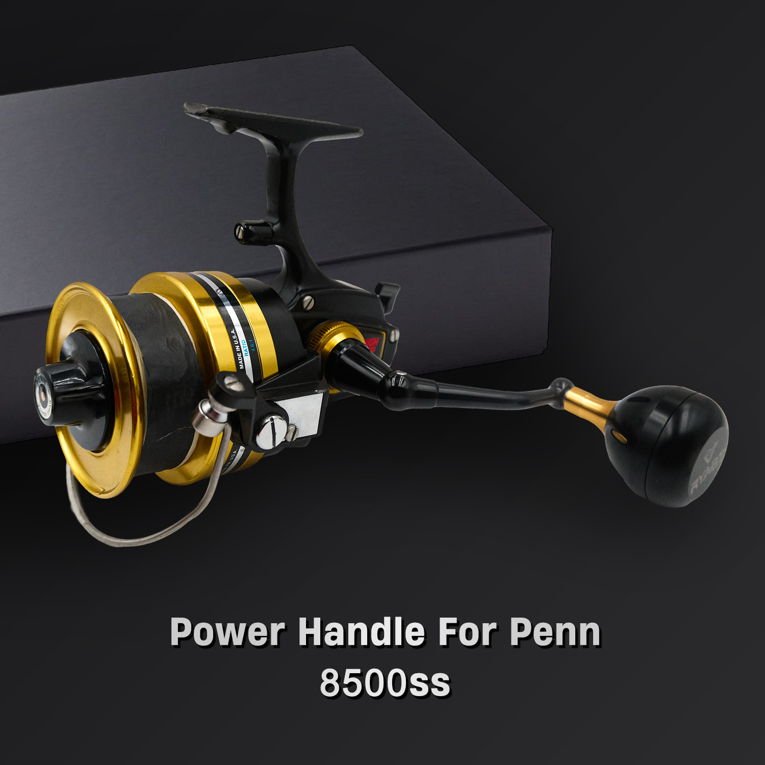 76mm Power Handle for Penn Spinfisher 8500SS Saltwater Reel Plug and Play