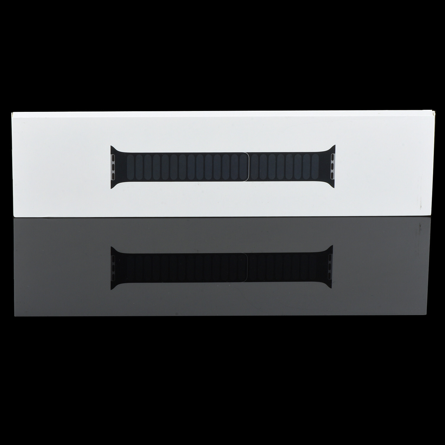 Apple iWatch 42mm 44mm 45mm 4 5 6 7 8 9 Ultra SE Leather Link Band Midnight M/L