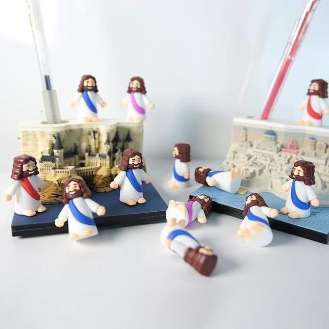 30 Pcs Jesus Toys Little Jesus Figurine Miniature Jesus Doll Tiny Jesus Figurin