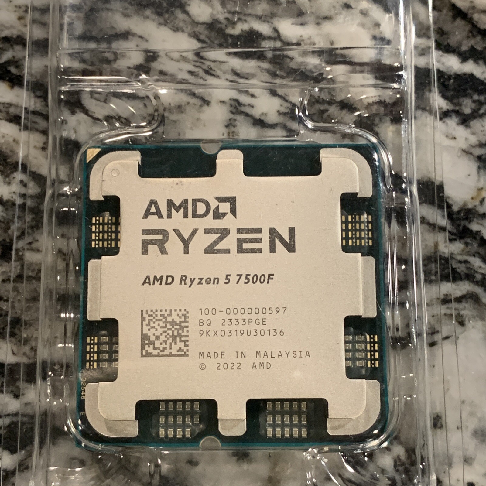 AMD Ryzen 5 7500F 6-Core 12-Thread Socket AM5 CPU Processor OEM Tray