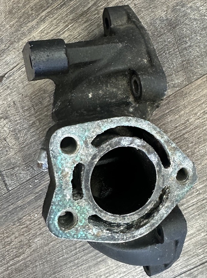 Kawasaki 650 SC, TS Coffman exhaust pipe muffler manifold