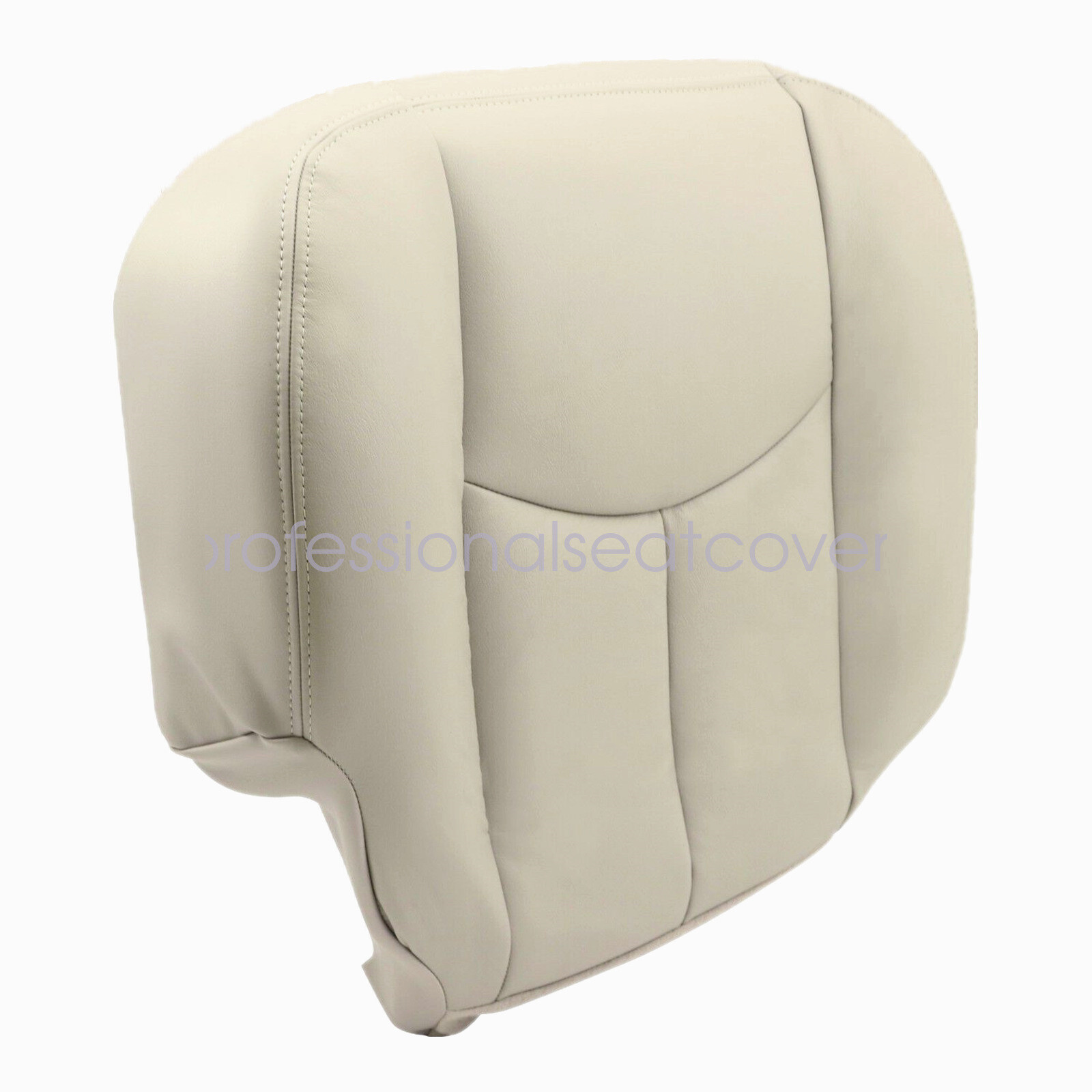 For 2003 2004 2005 2006 Chevy Tahoe GMC Yukon Front Leather Seat Cover Light Tan