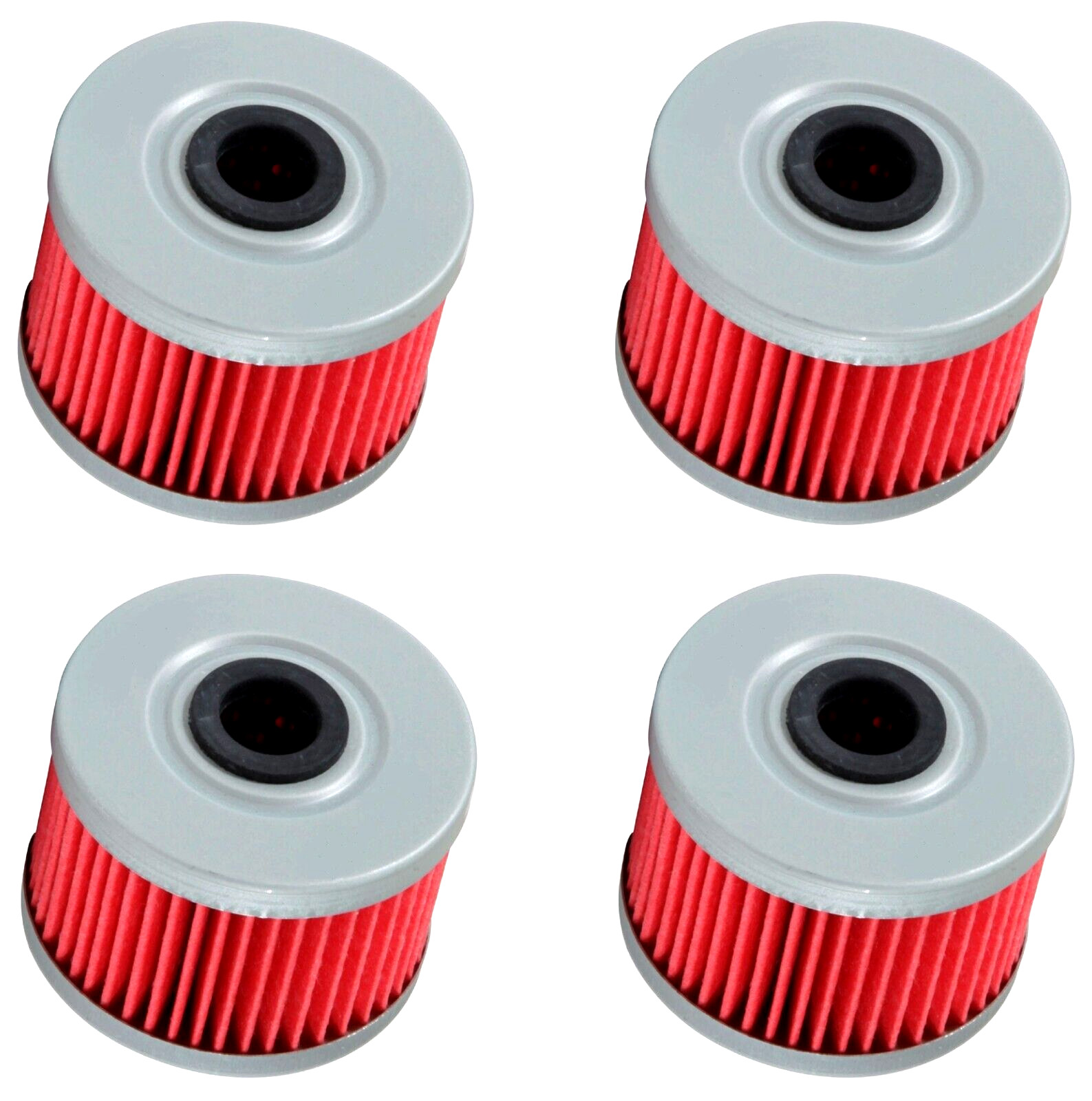 4 Oil Filter Filters for Honda TRX 250 250X 300 300FW 300EX 400EX Rancher 350