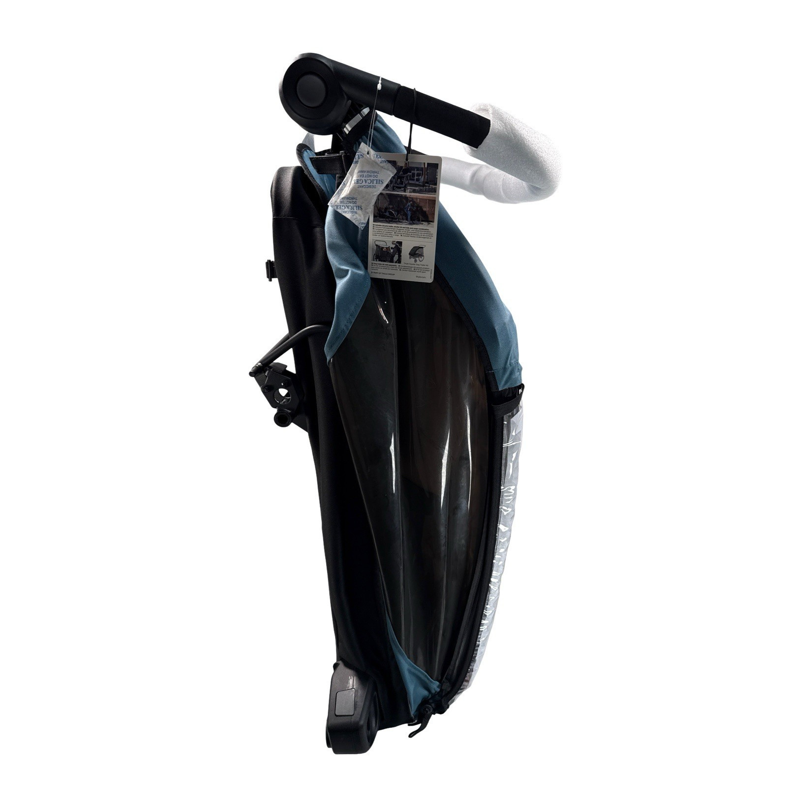 Thule Courier Convertible Bike Trailer & Stroller, Agean Blue-Black