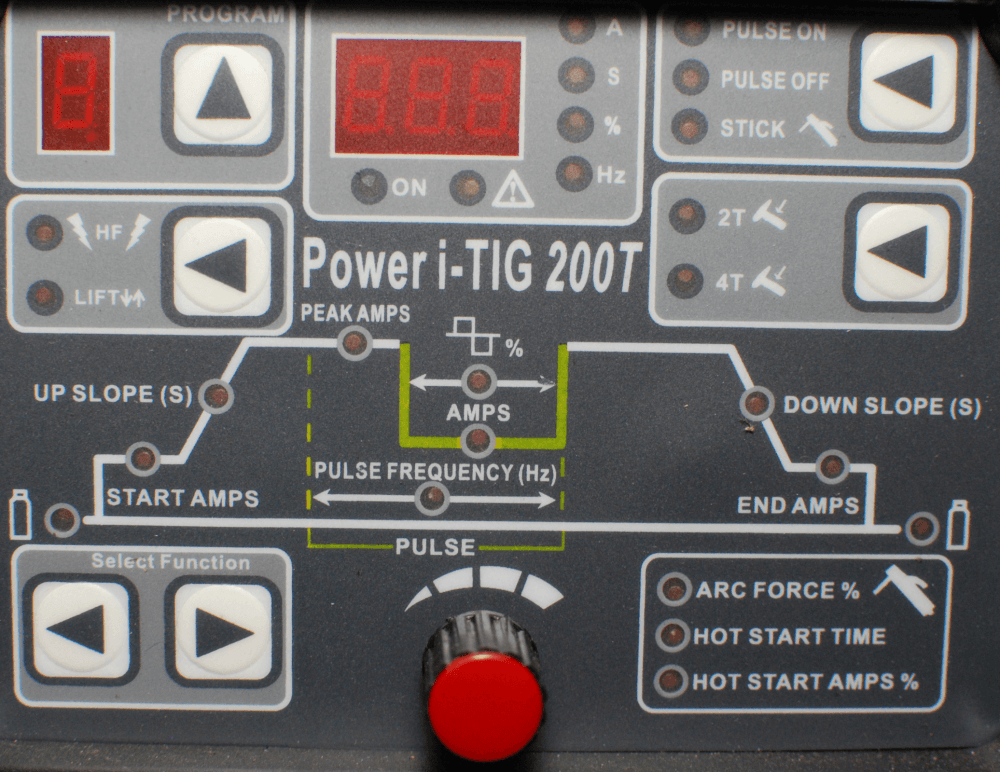 Poweri-TIG 200T DIGITAL 200AMP DC TIG PULSE WELDER 2AMP LOW START EVERLAST 9 MEM