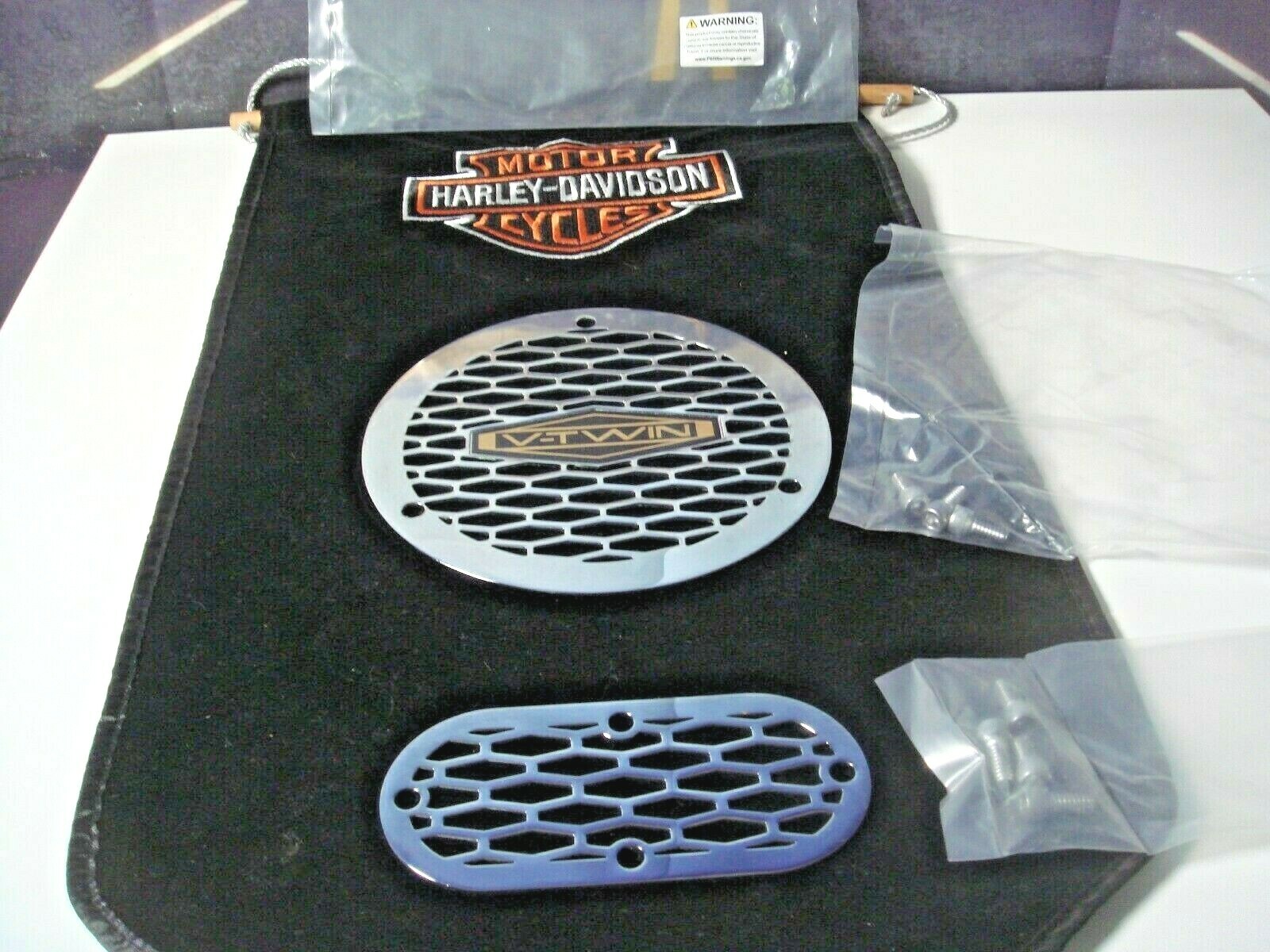 Harley FXR FXD Derby Cover Vented Belt Drive Dyna Softail Tour V-Twin 42-1226 E3