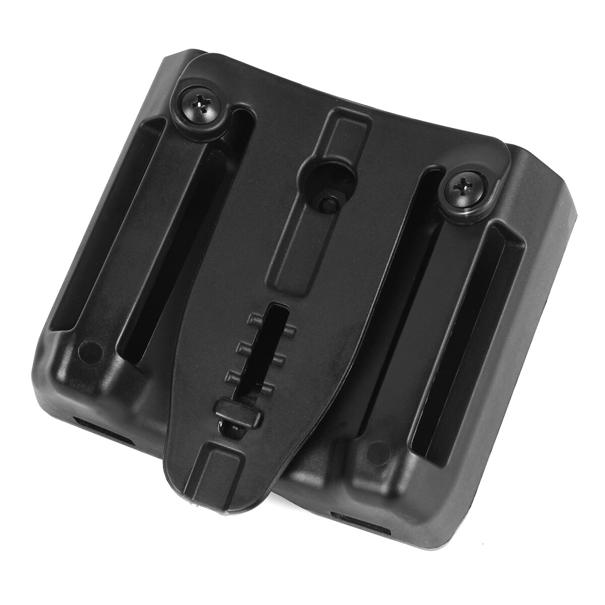 Double Stack Magazine Pouch Belt Mag Holster for 9mm /.40 cal /.357 Black