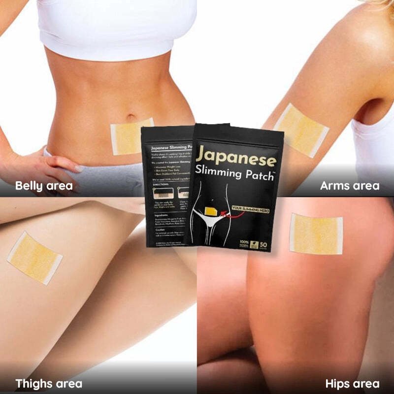 50PCS Slim Patch Weight Loss Slimming Diets Pads Detox Fat Burner Herbal Pads US