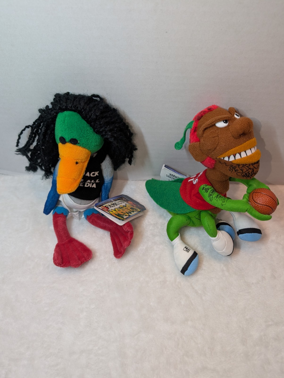 Vintage 90s Meanies Plush Lot Of 8- Infamous Series MADONNA Clinton HOWARD STERN