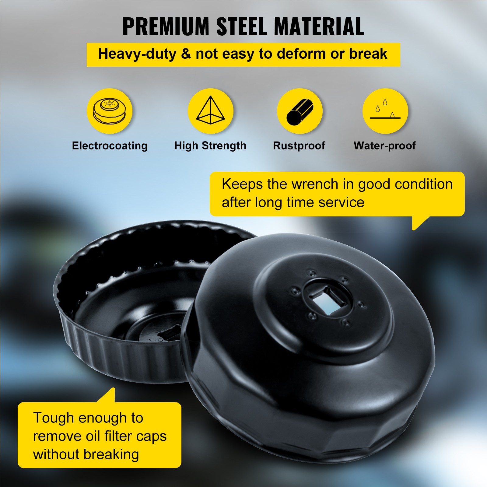 Oil Filter Socket Set Cup Socket Tool Set 14 PCS Oil Filter Cap Wrench