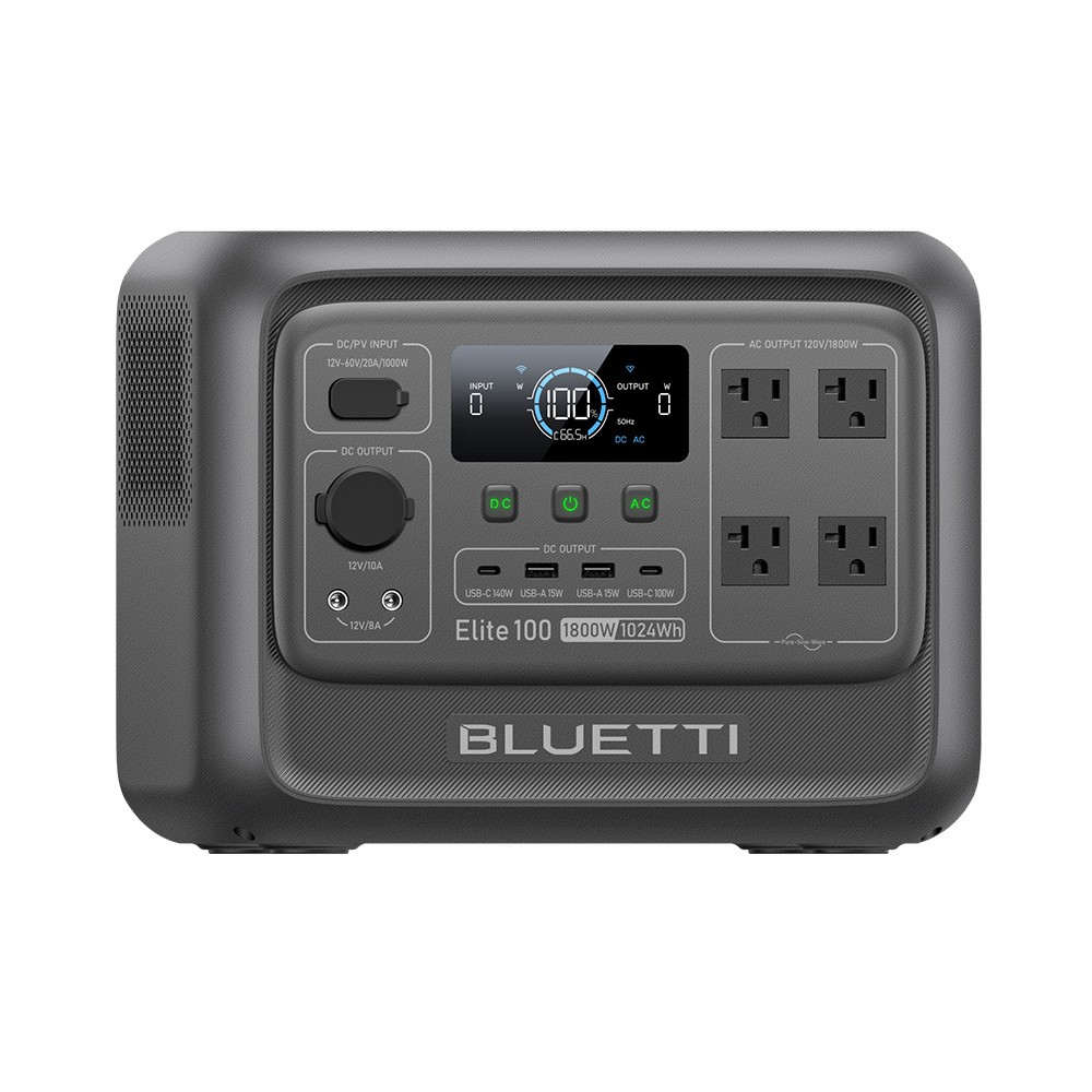 BLUETTI Elite 100 V2 1800W 1024Wh Portable Power Station Off-Grid Power 10ms UPS