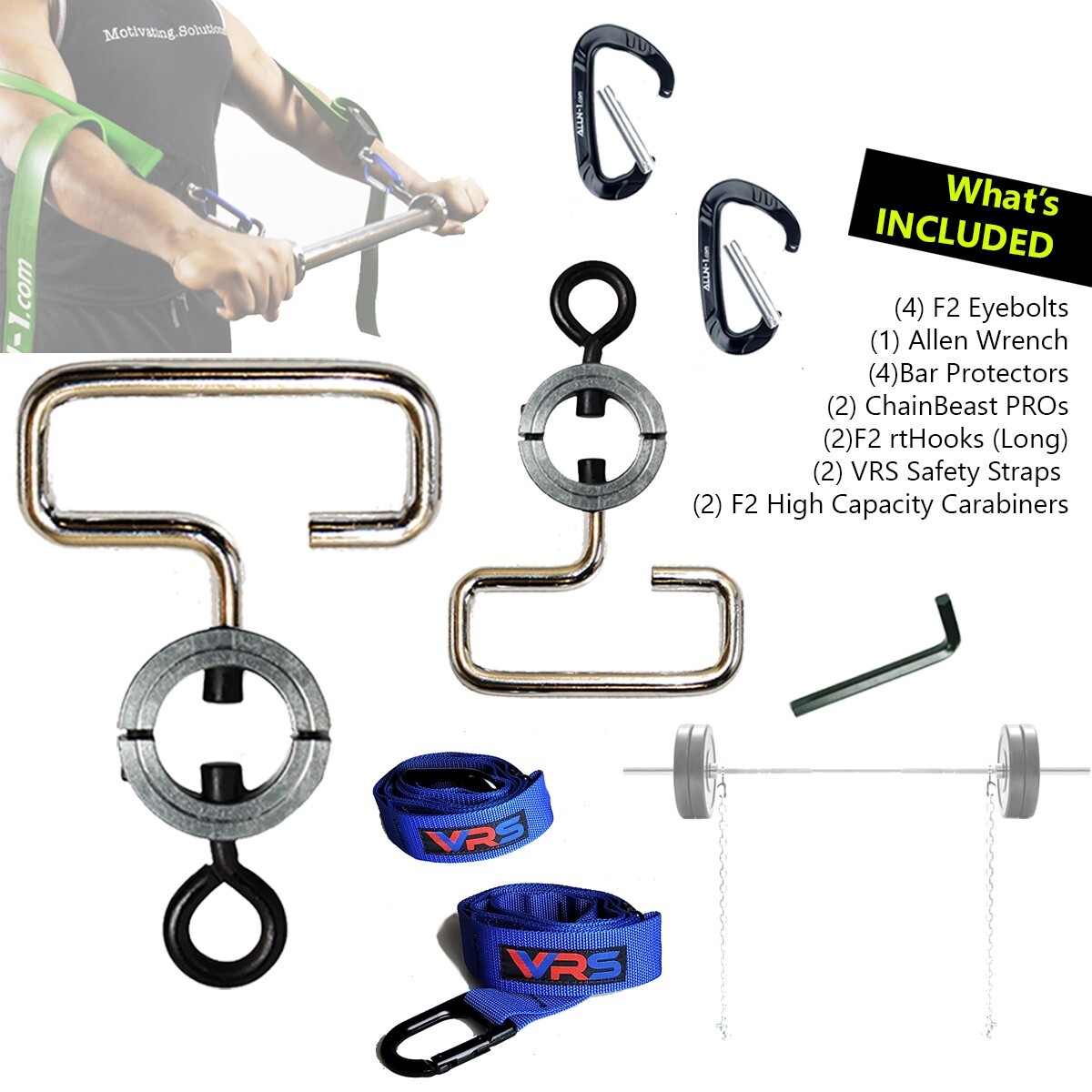 ChainBeast - Stronger & Safer Training Bundle - Included Chains & Safety Straps
