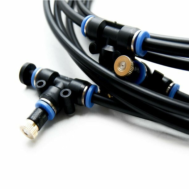 20Ft Misting Cooling System Patio Garden Mister Nozzle Irrigation Water Outdoor
