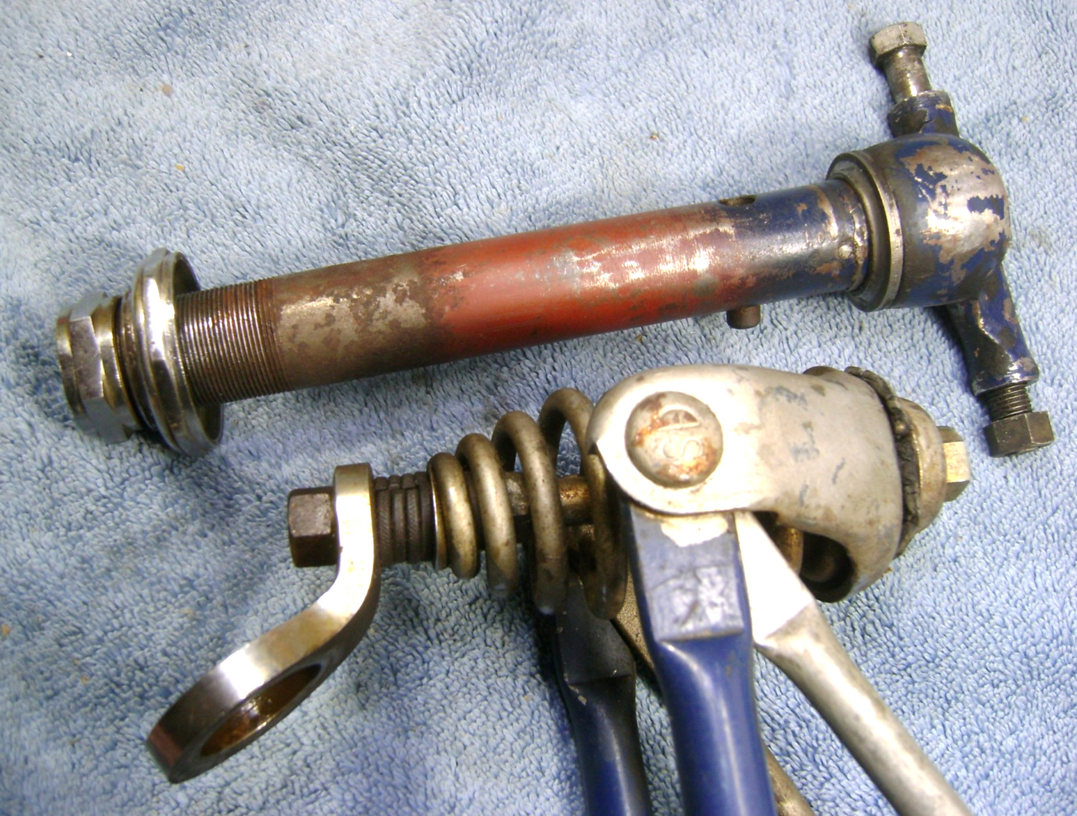 Original Schwinn 26" Springer Fork, with Key Lock, But NO Key