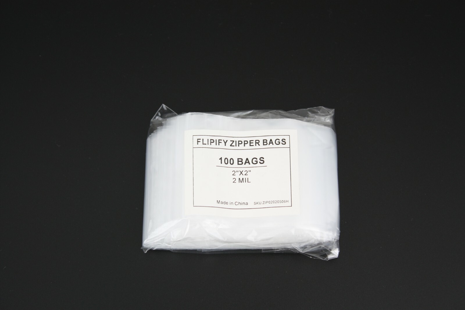 2"x2" Clear 2 Mil Zip Bags Poly Plastic Reclosable Mini Small Baggies Jewelry