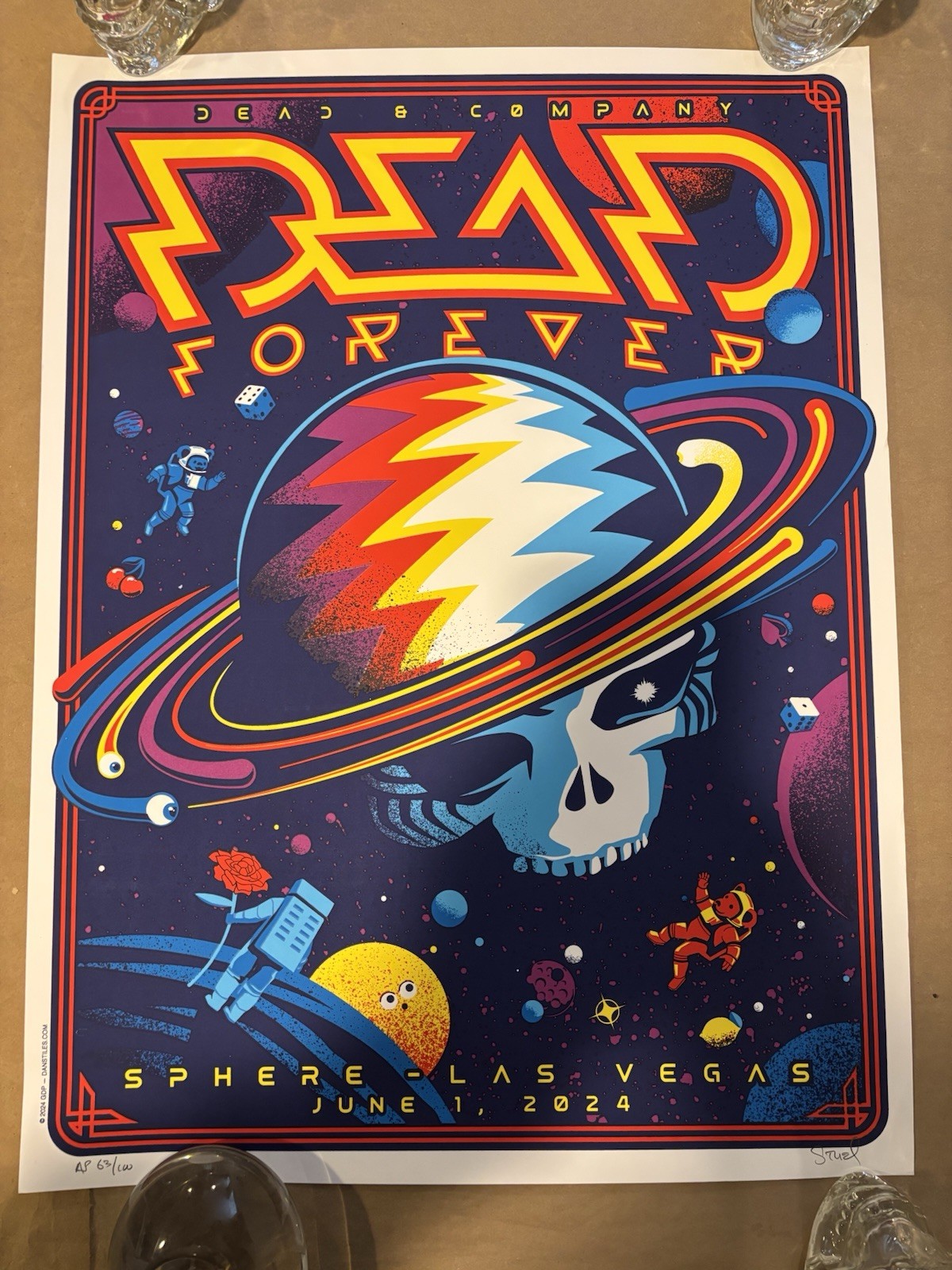 DEAD & COMPANY/ 2024/ SPHERE/ Stiles AP poster xx/100