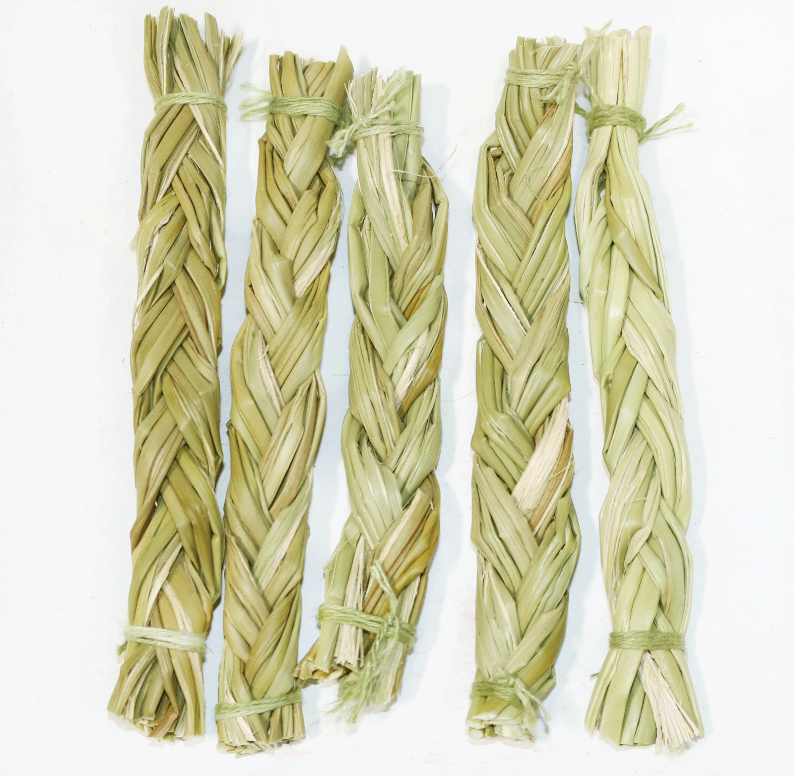 Sweet Grass Braids 4-5" Bulk for Positive Energy Smudging and Cleansing