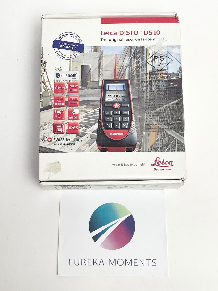 Leica DISTO D510 Handheld Distance Measurer Laser Distance Meter Openbox
