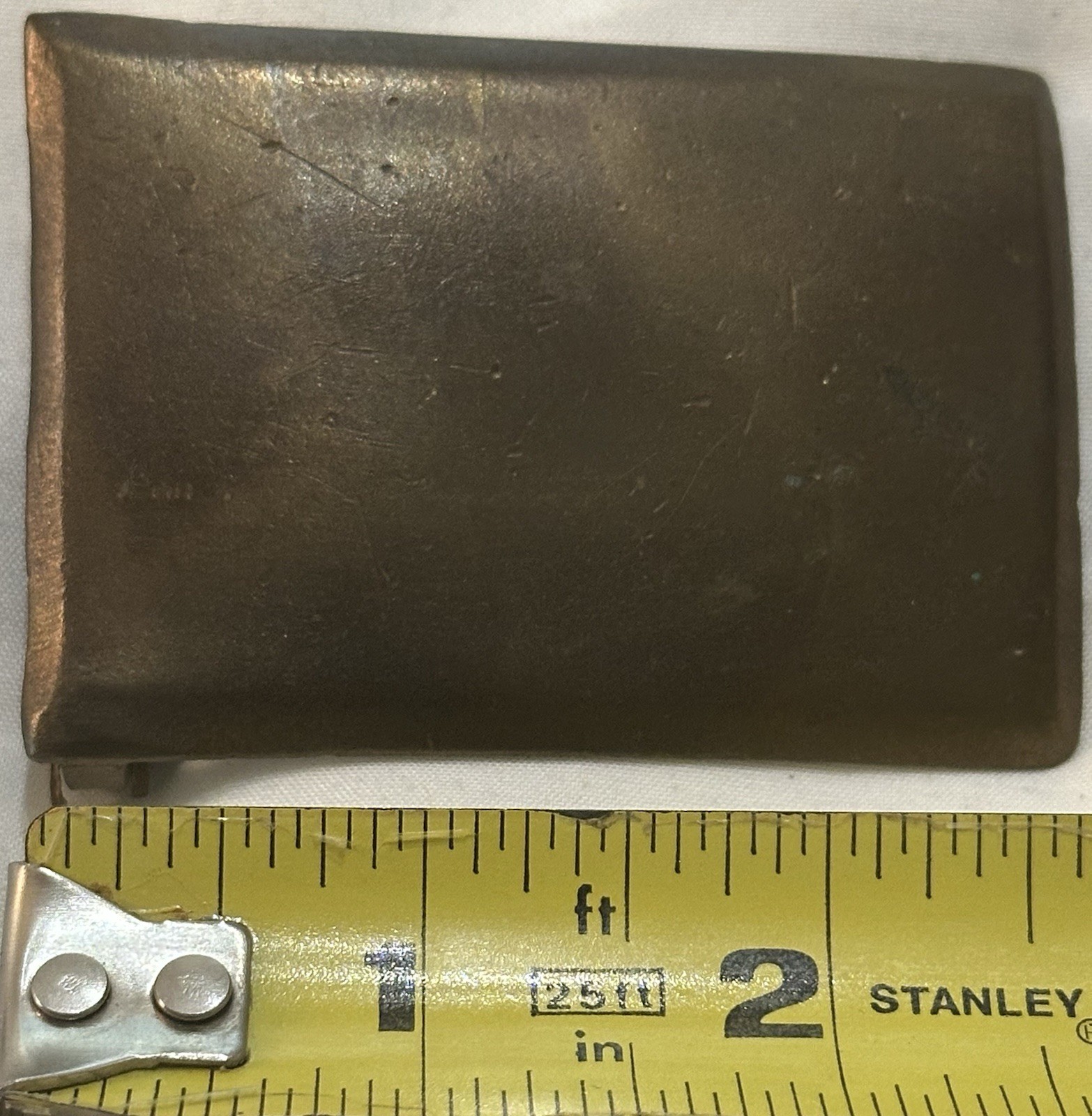 Spanish American War Brass Belt Buckle