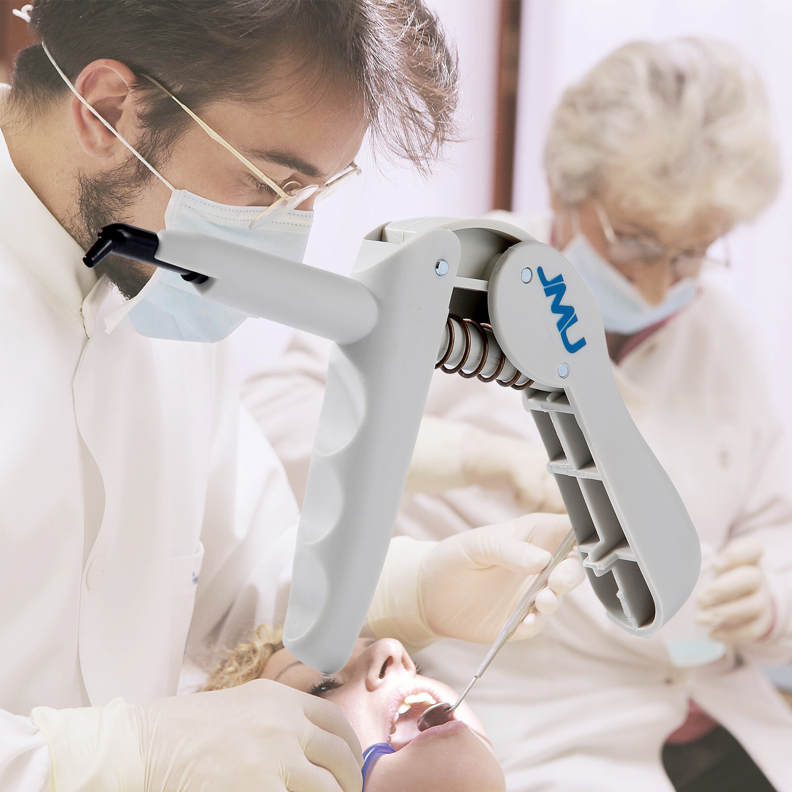 Dental Composite Gun Syringe Dispenser Delivery Gun Applicator Autoclavable