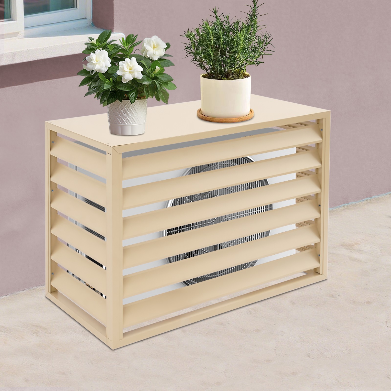 Air Conditioner Fence Screen Privacy Fence Air Conditioning Cover 100*50*70cm