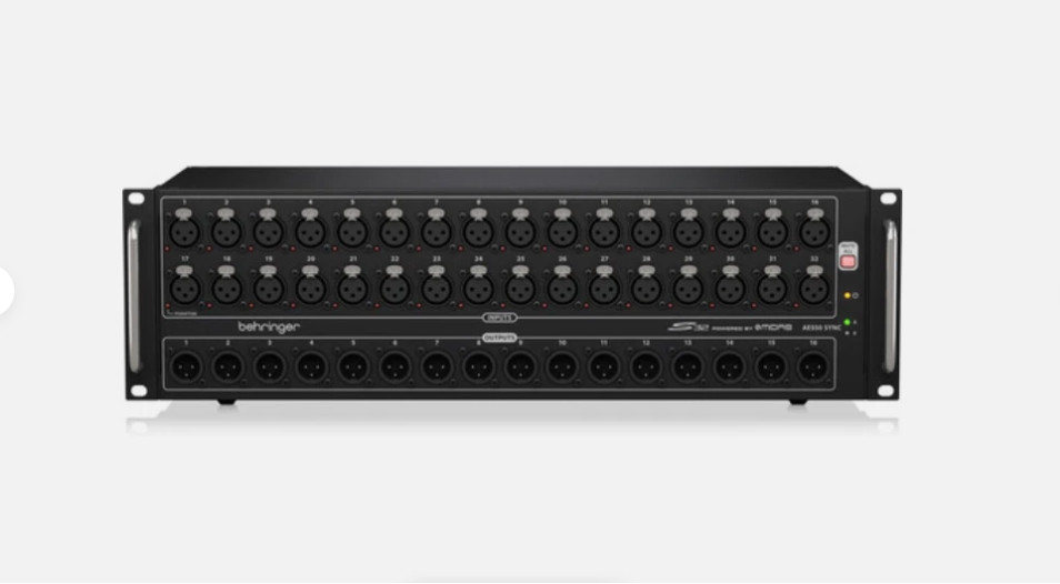 Behringer S32 32-Input Digital Stage Box -NEW (SEALED)Fast Shipping