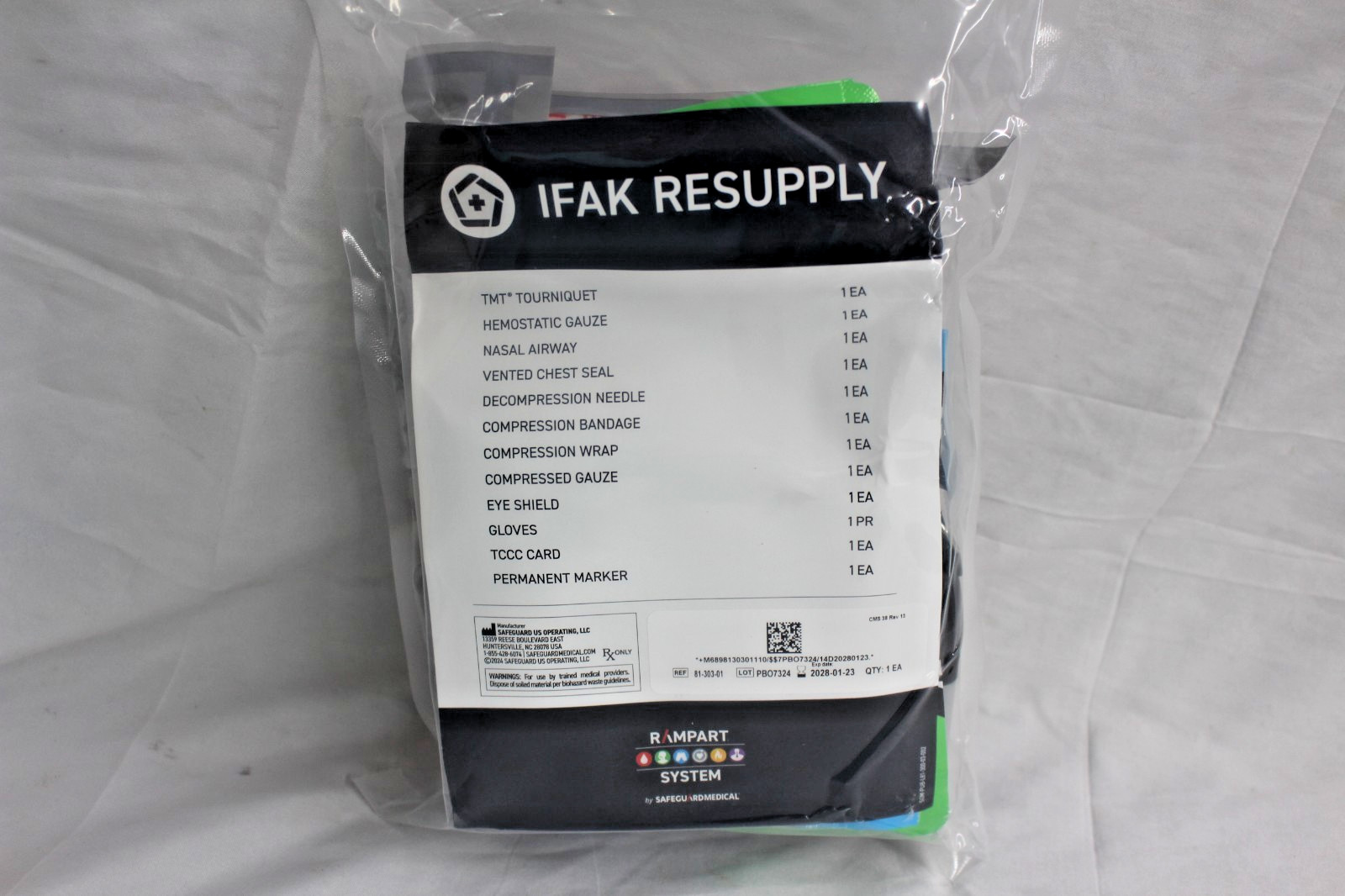 March IFAK Resupply Kit Refill Kit, New, Free Shipping, Dated 2028