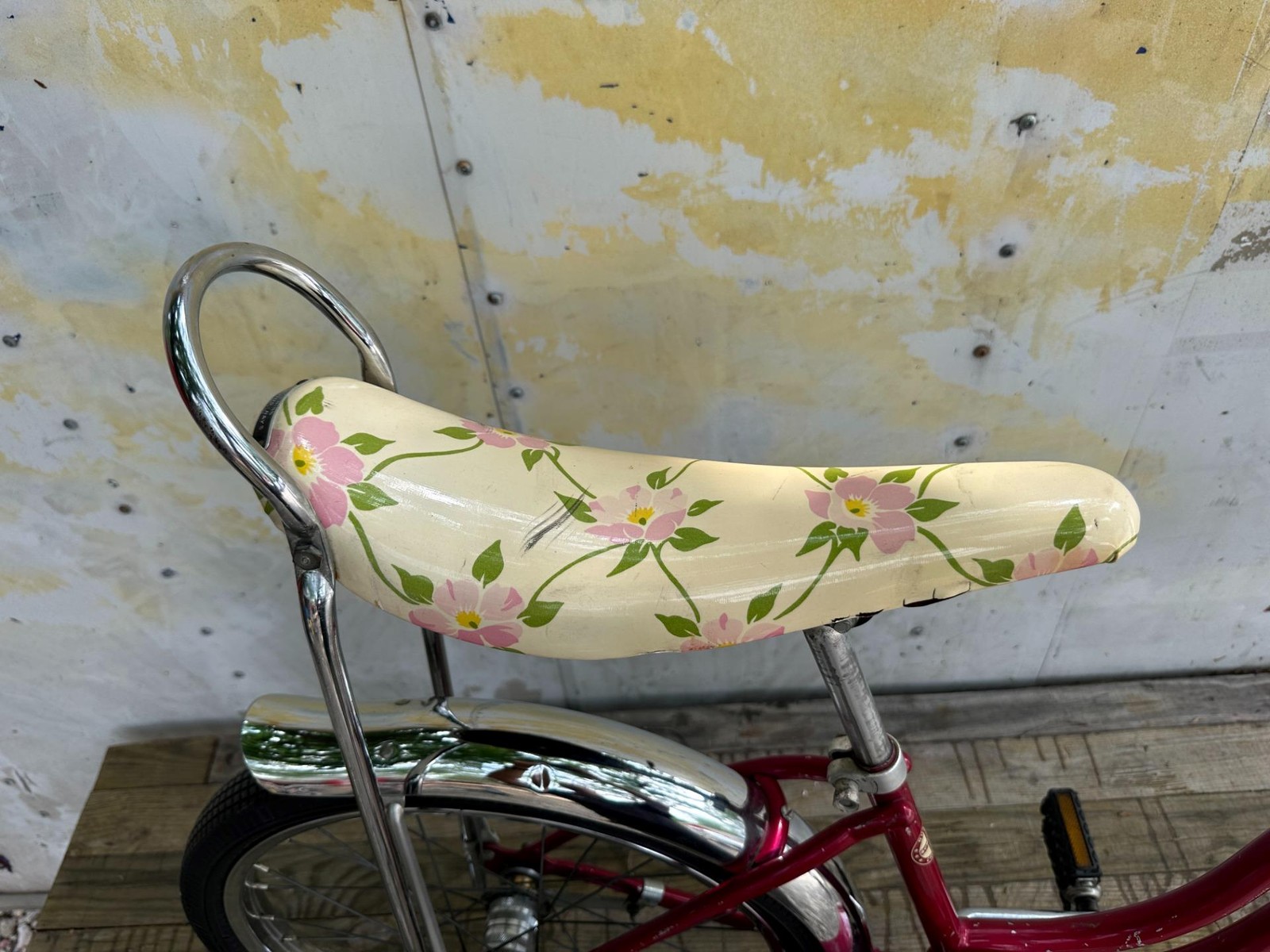 1972 Schwinn Lil 'Chik Bicycle Bendix Coaster Brake S7 20" Burgundy