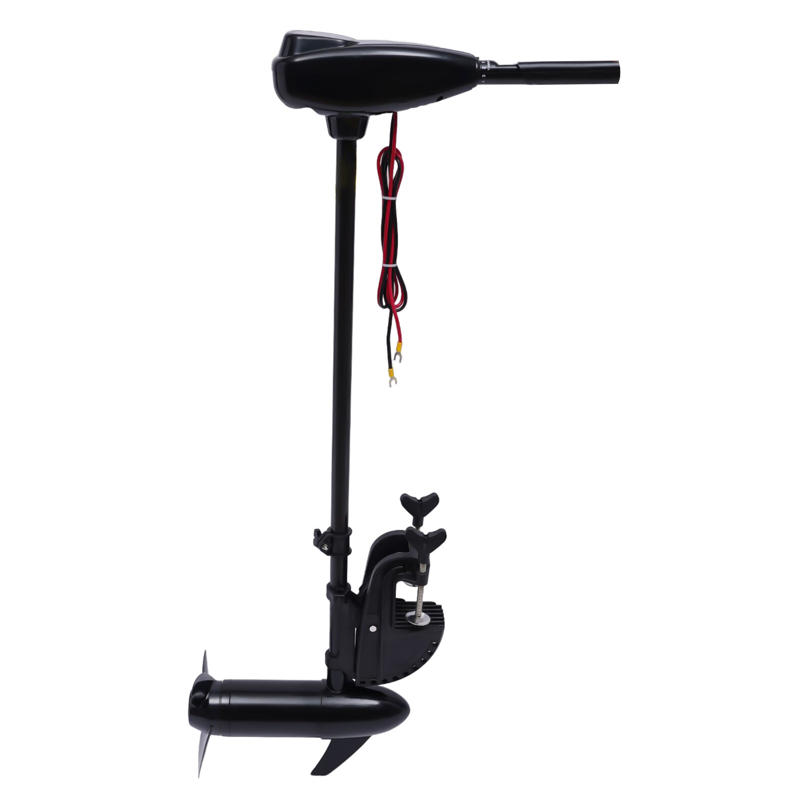 12V 80lbs Electric Trolling Motor Thrust Transom Mounted Fishing Boat Engine