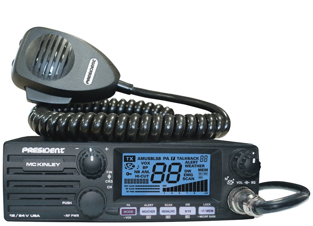 McKinley AM/SSB CB Radio, 12/24V,40 Channel, NOAA Weather Alerts, Automatic S...