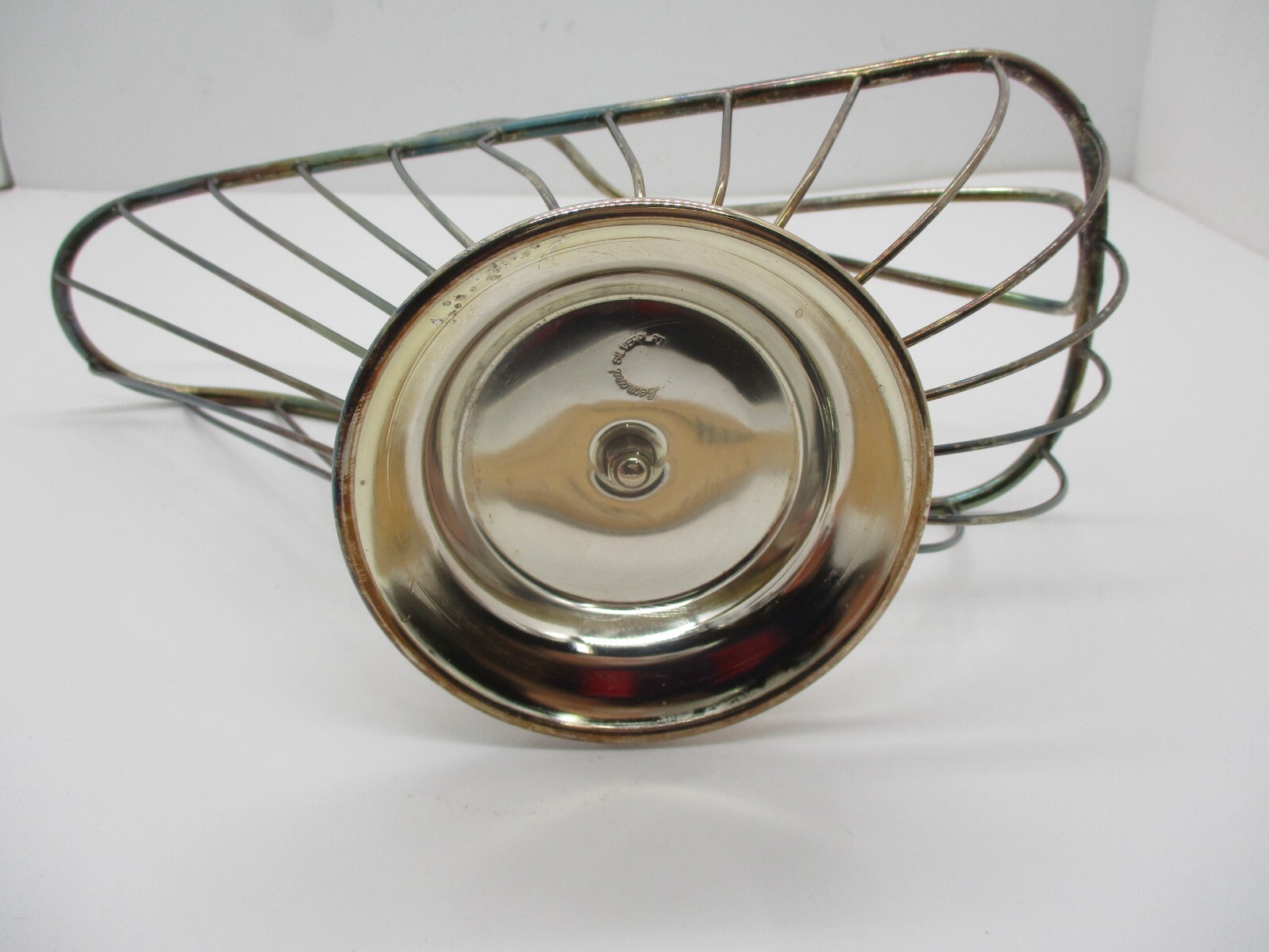 Vintage Silverplate Leonard Wire Wine Bottle Holder