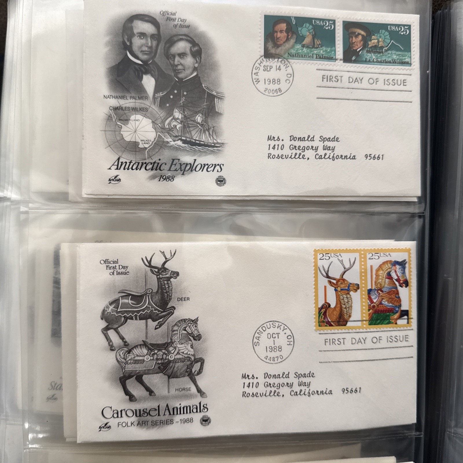 Great Americans On United States Stamps 115 Mint-condition HistoricStamps