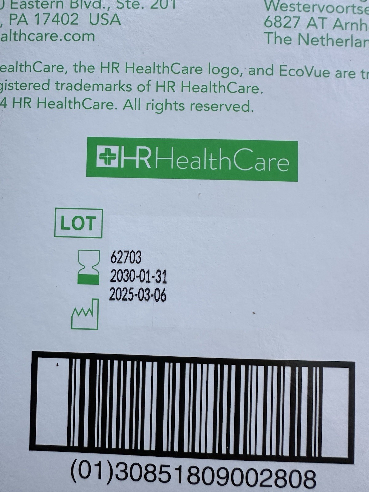 Box of (100) EcoVue 280NW Ultrasound Gel Exp 1/2030