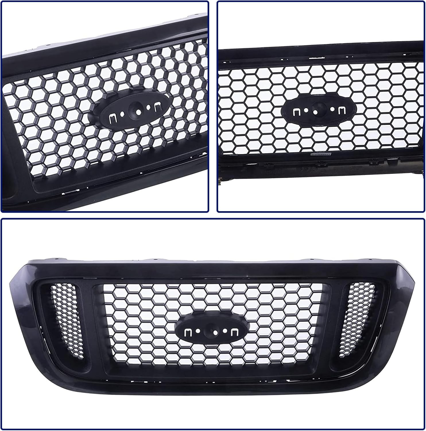 Replacement Parts Front Grille Grill Assembly Compatible With Ford Ranger (Edge,