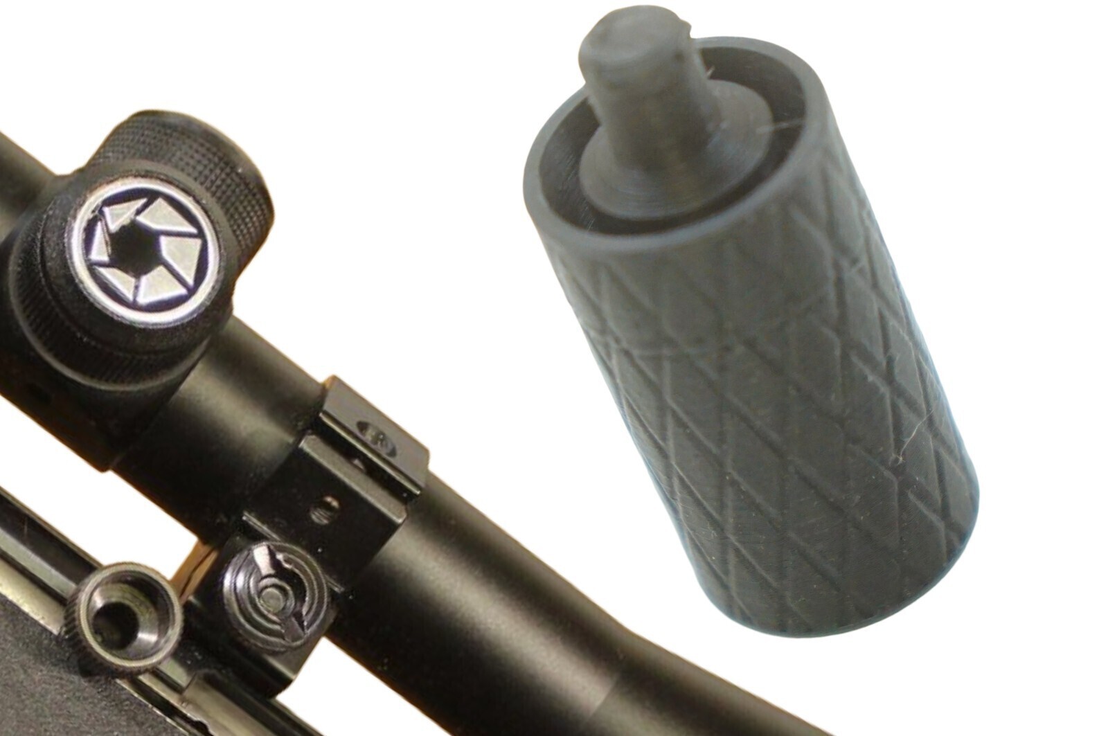 Extended Knurled Cocking Operating Charge Handle for Savage Model 62, 64 .22LR