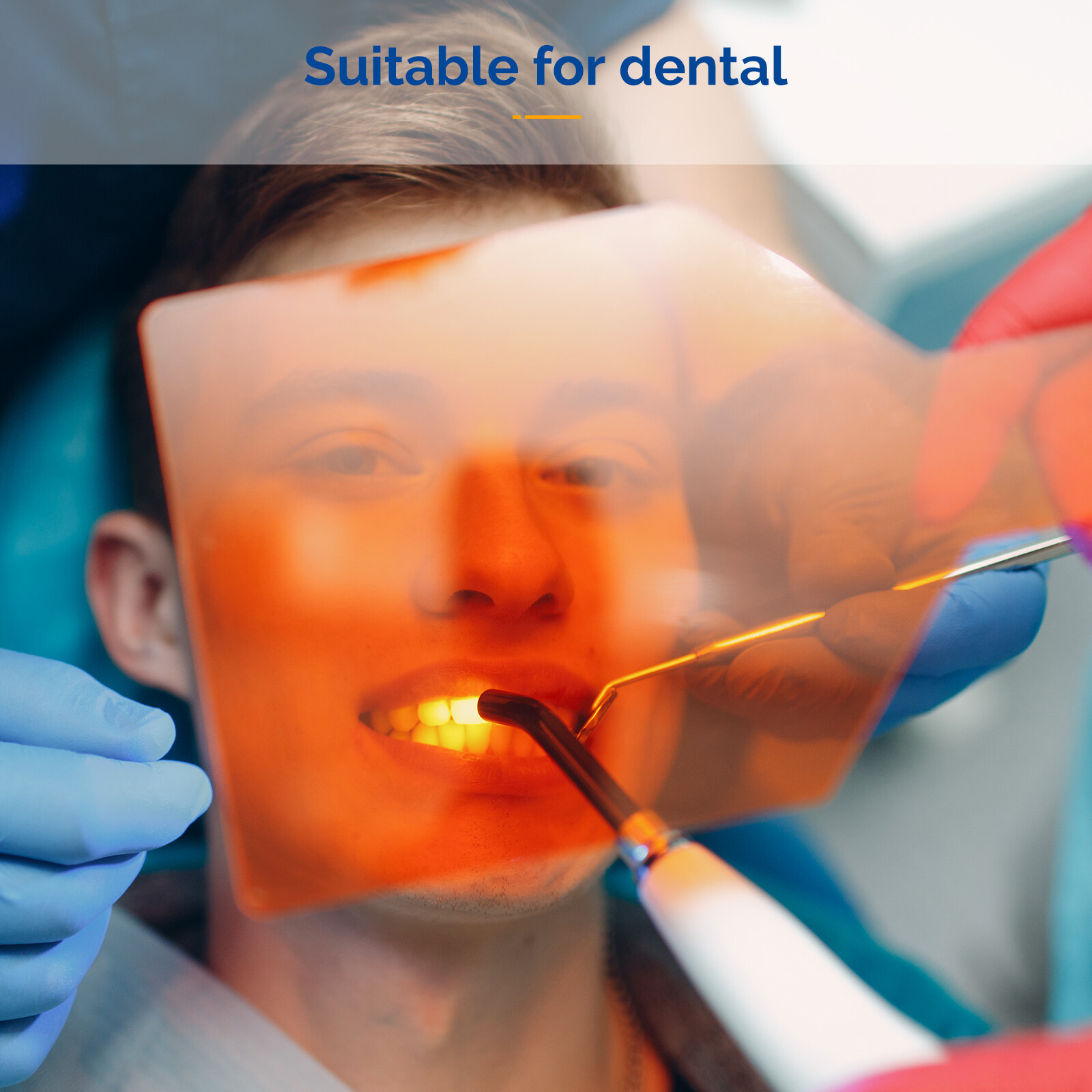 5pcs JMU Dental Handheld Curing Light Plate Shield Eye Protective Plate