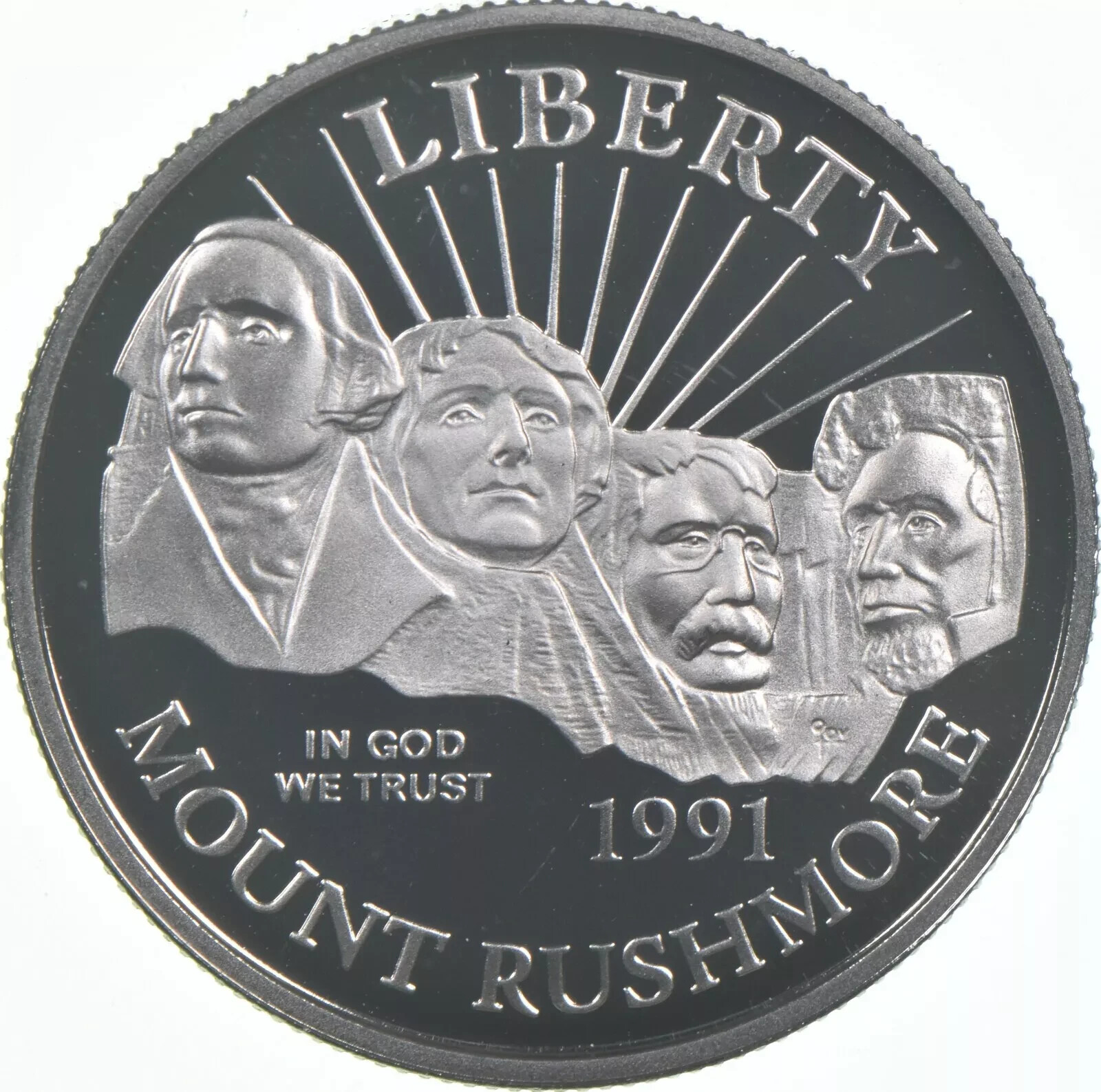 1991-S Mount Rushmore Bicentennial Gem Proof Commemorative Half Dollar US Mint